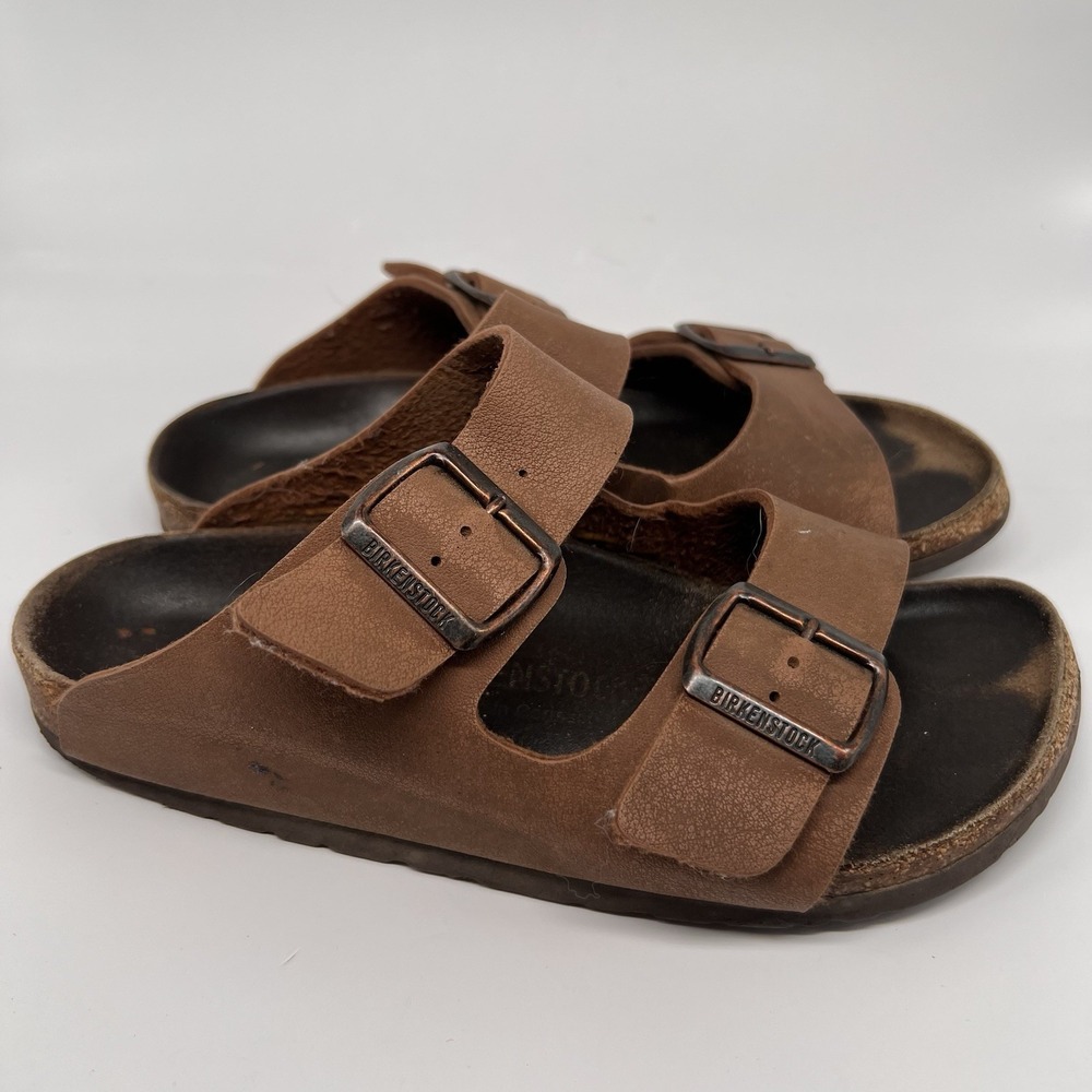 Birkenstock Brown Two-Strap Sandals